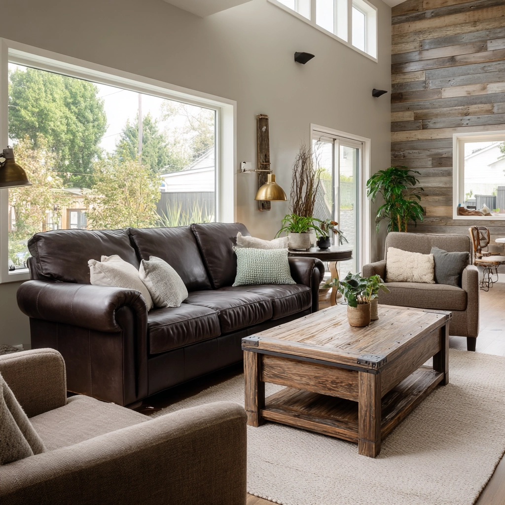 Dark Brown Couch Living Room Ideas 49