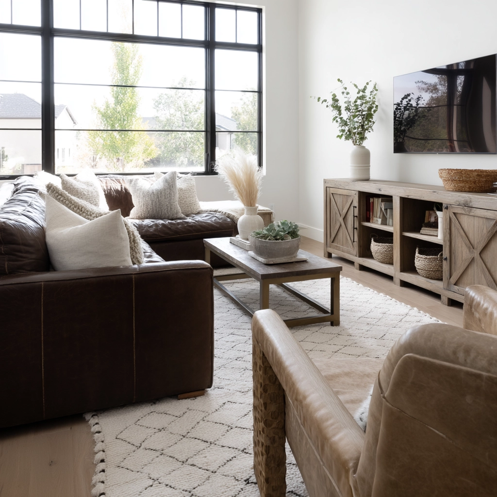 Dark Brown Couch Living Room Ideas 6