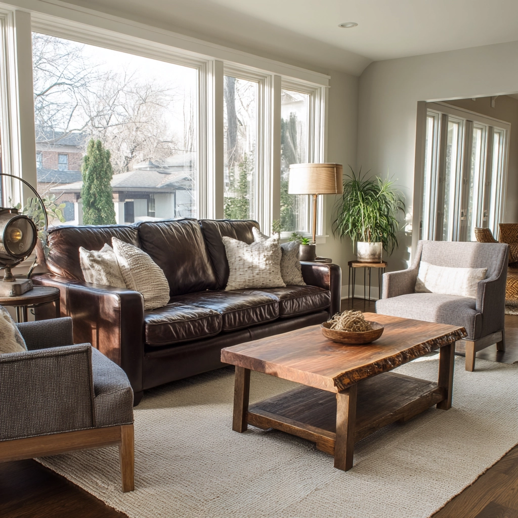 Dark Brown Couch Living Room Ideas 61
