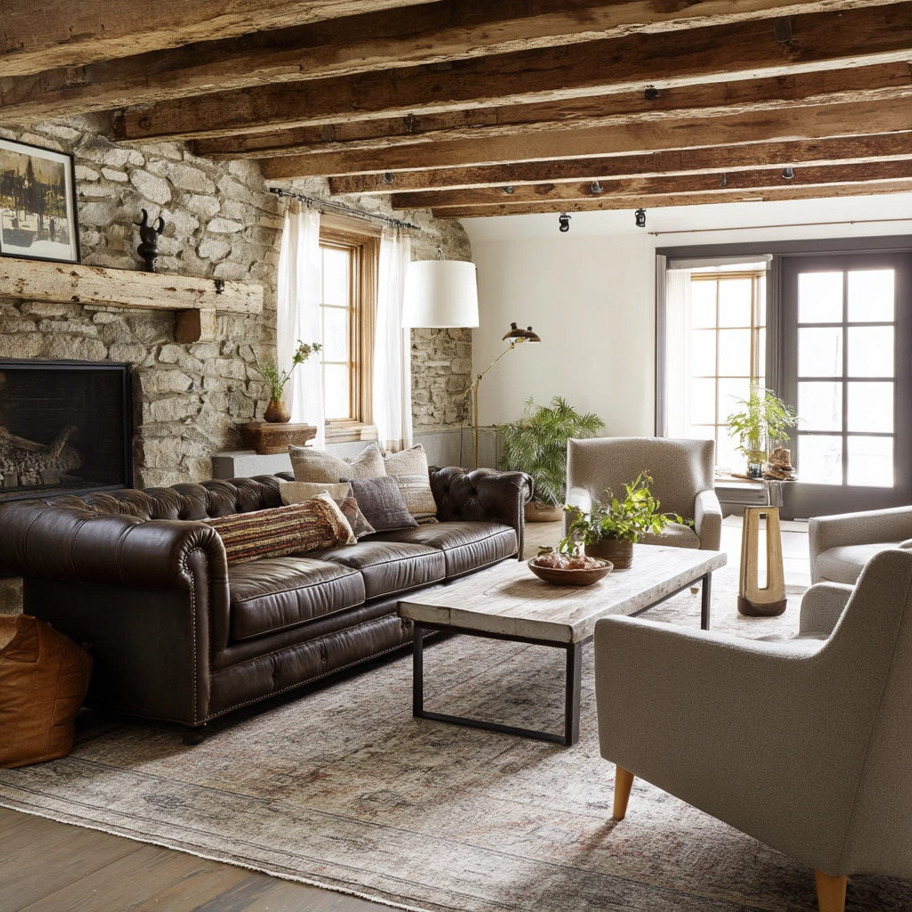 Dark Brown Couch Living Room Ideas 74