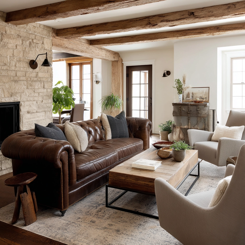 Dark Brown Couch Living Room Ideas 76