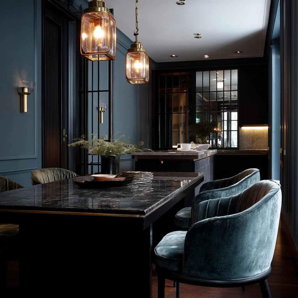 Dark Dining Room Ideas 21