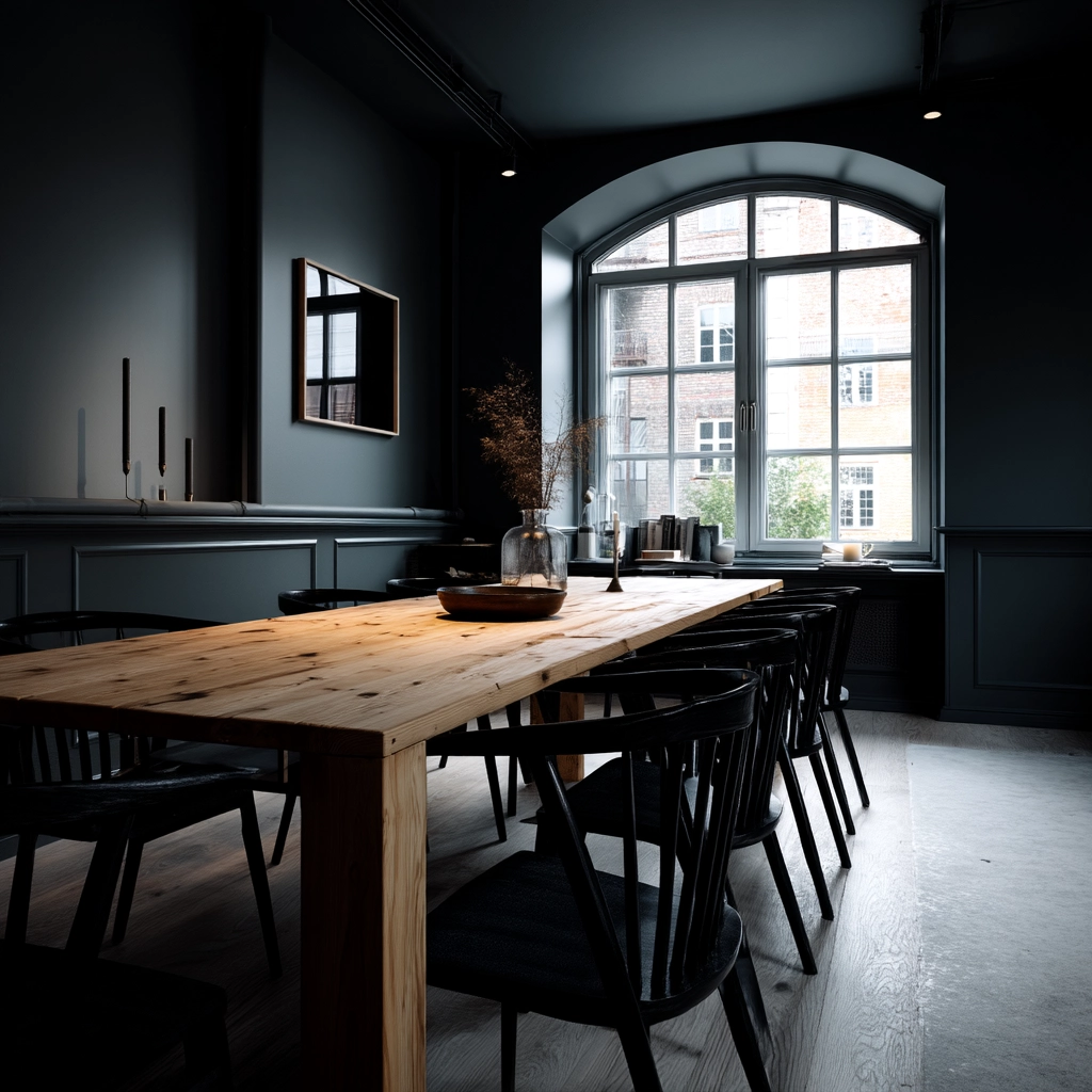 Dark Dining Room Ideas 43