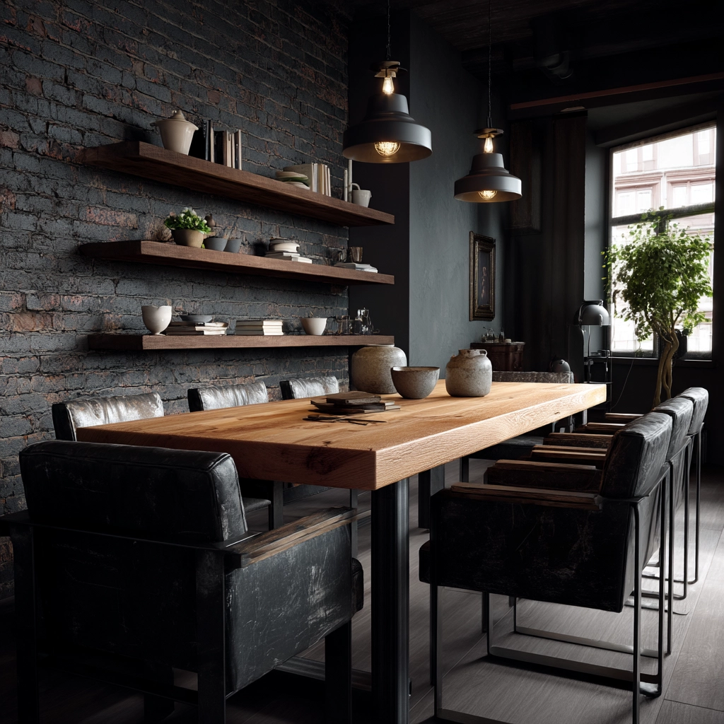 Dark Dining Room Ideas 54