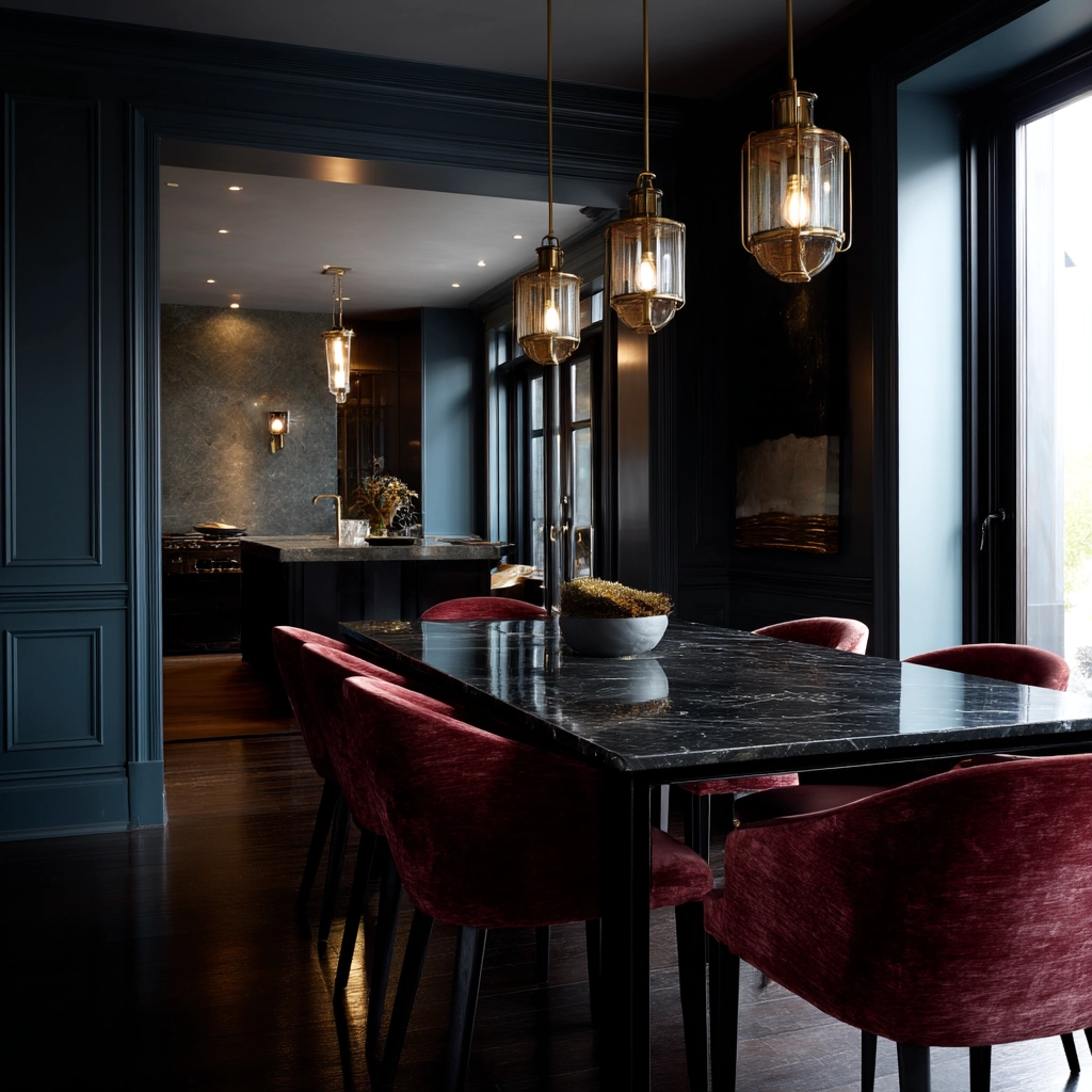 Dark Dining Room Ideas 57