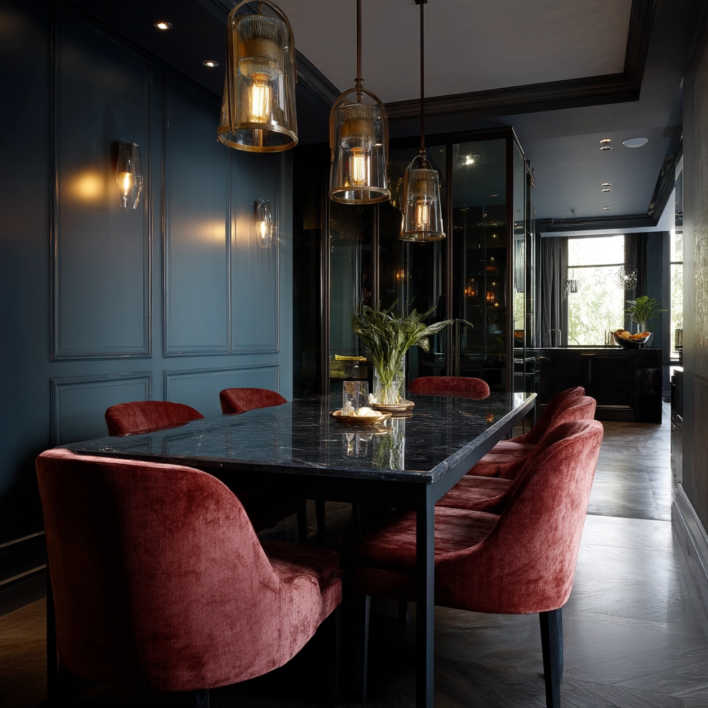 Dark Dining Room Ideas 58