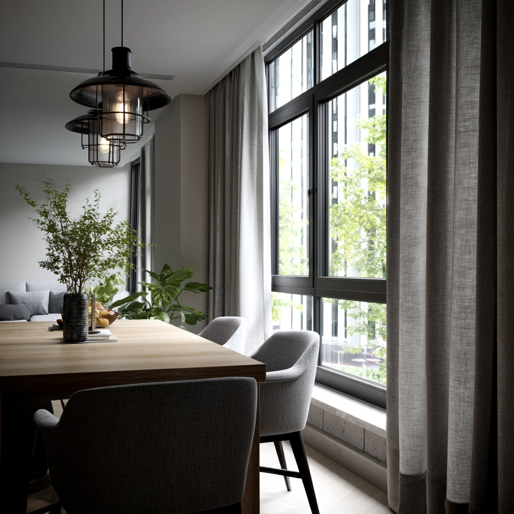 Dining Room Curtain Ideas 35