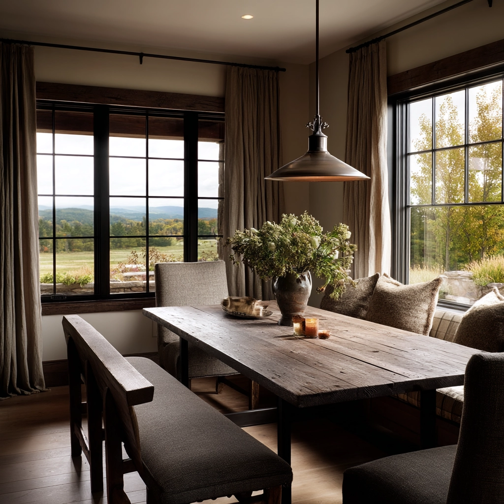 Dining Room Curtain Ideas 55