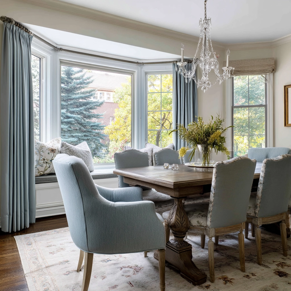 Dining Room Window Ideas 23