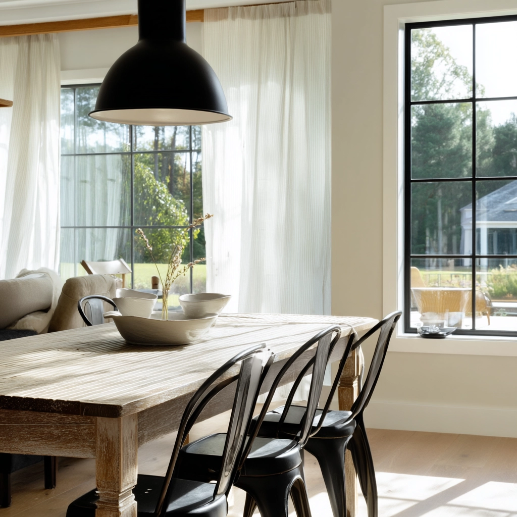 Dining Room Window Ideas 27