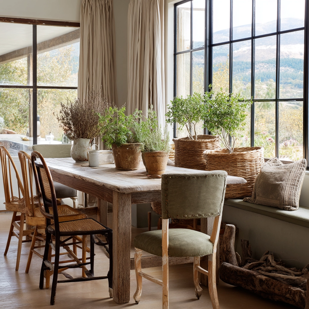 Dining Room Window Ideas 35