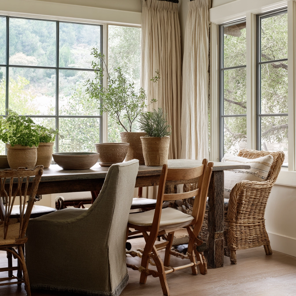 Dining Room Window Ideas 36