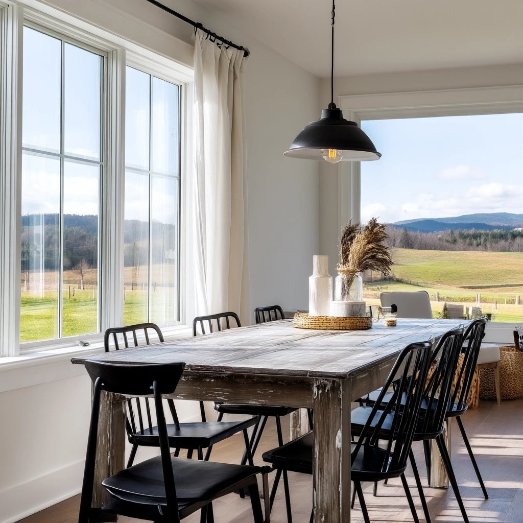 Dining Room Window Ideas 46