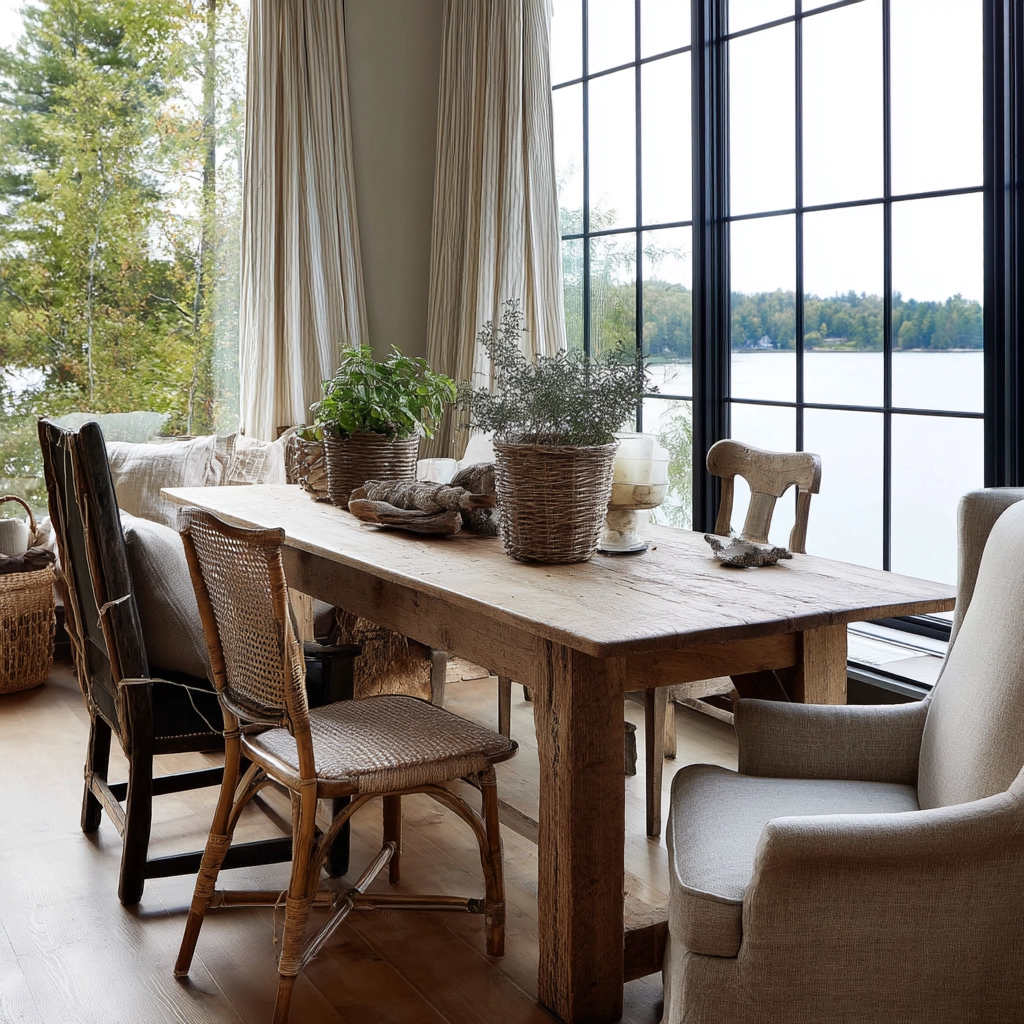 Dining Room Window Ideas 74