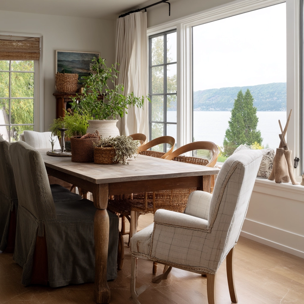 Dining Room Window Ideas 75