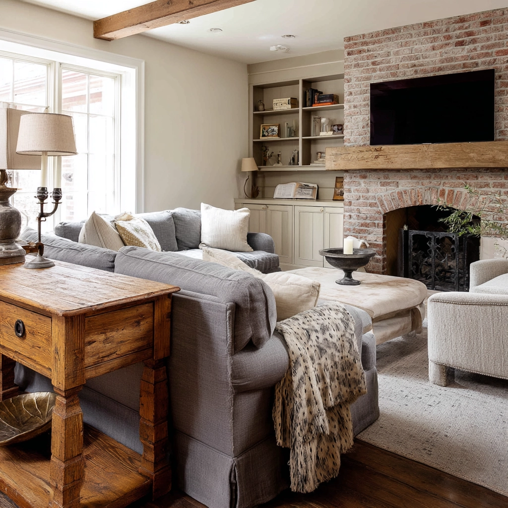 Farmhouse Living Room Ideas 11
