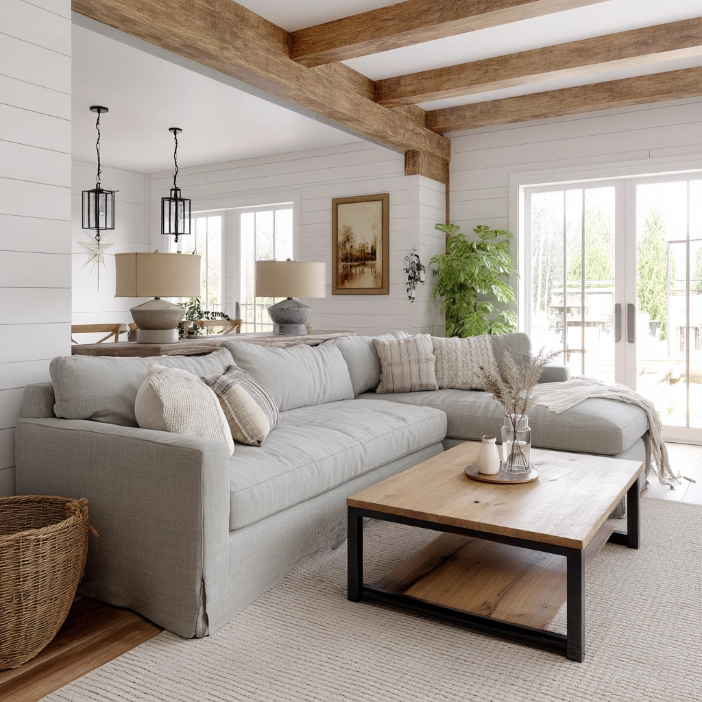 Farmhouse Living Room Ideas 13