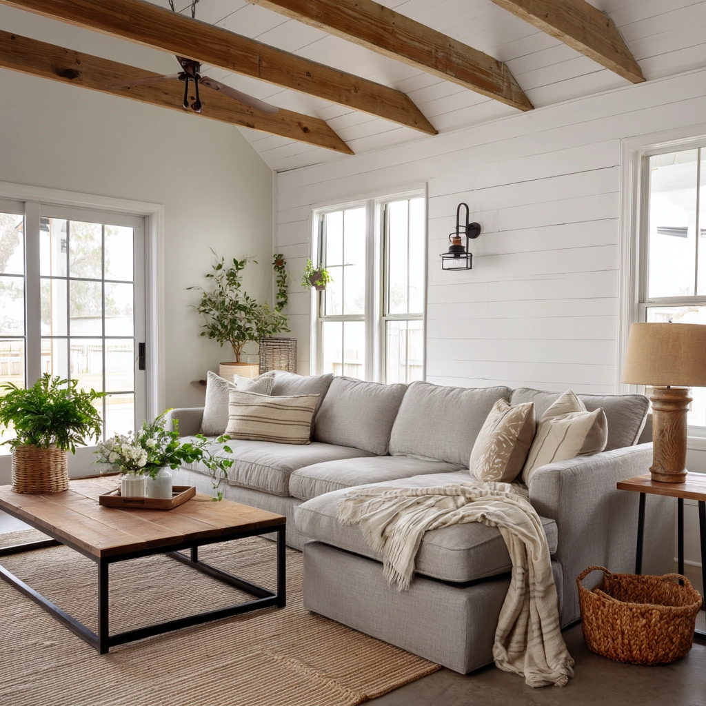 Farmhouse Living Room Ideas 15
