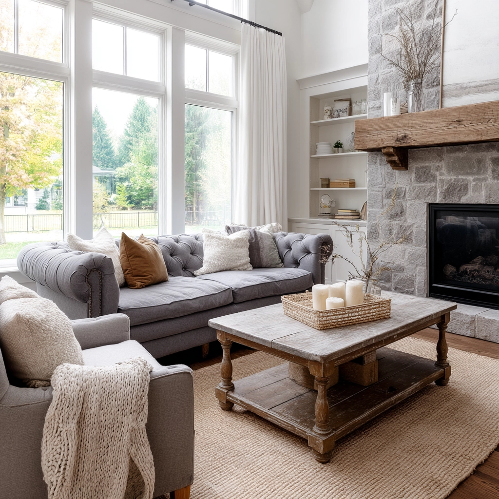 Farmhouse Living Room Ideas 20