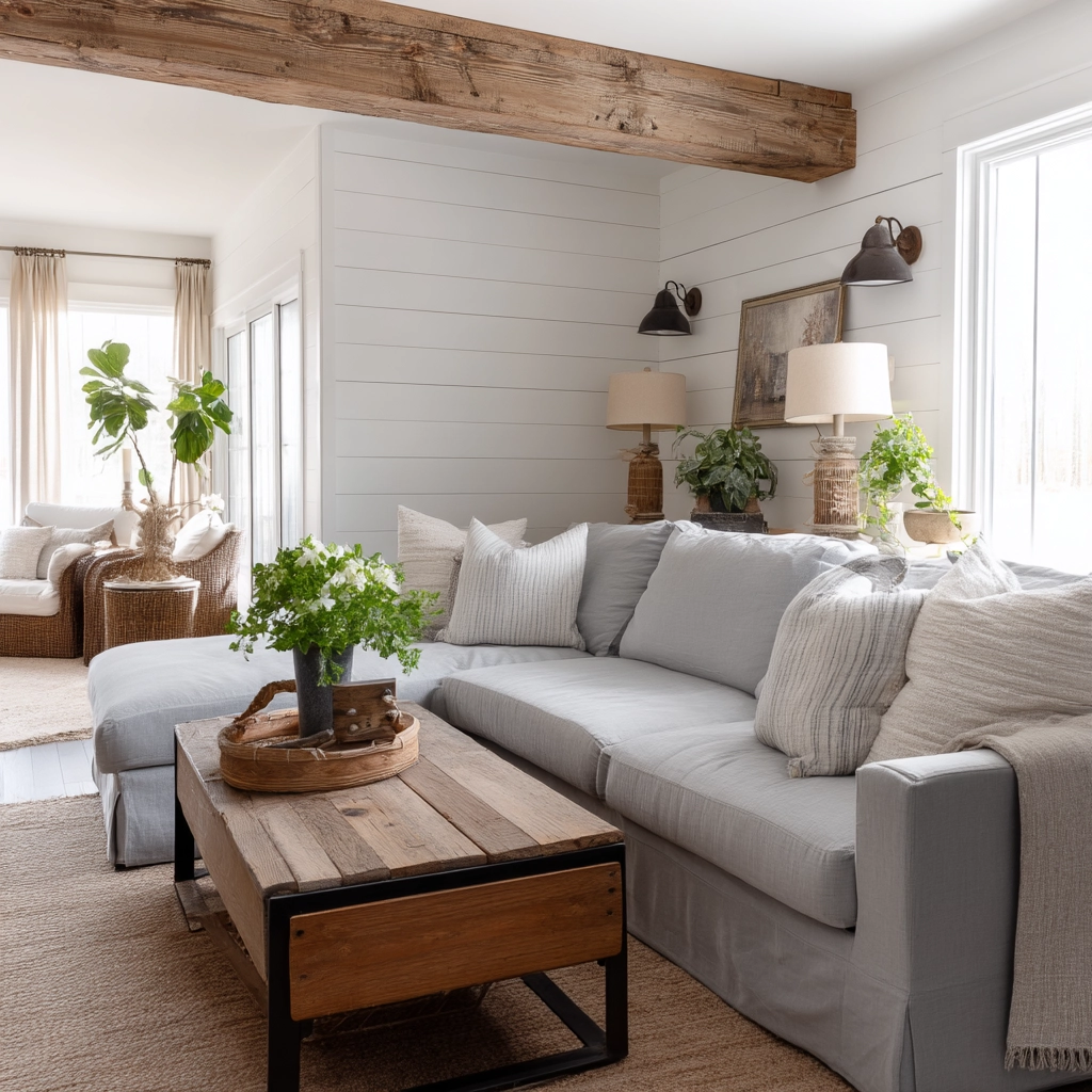 Farmhouse Living Room Ideas 21