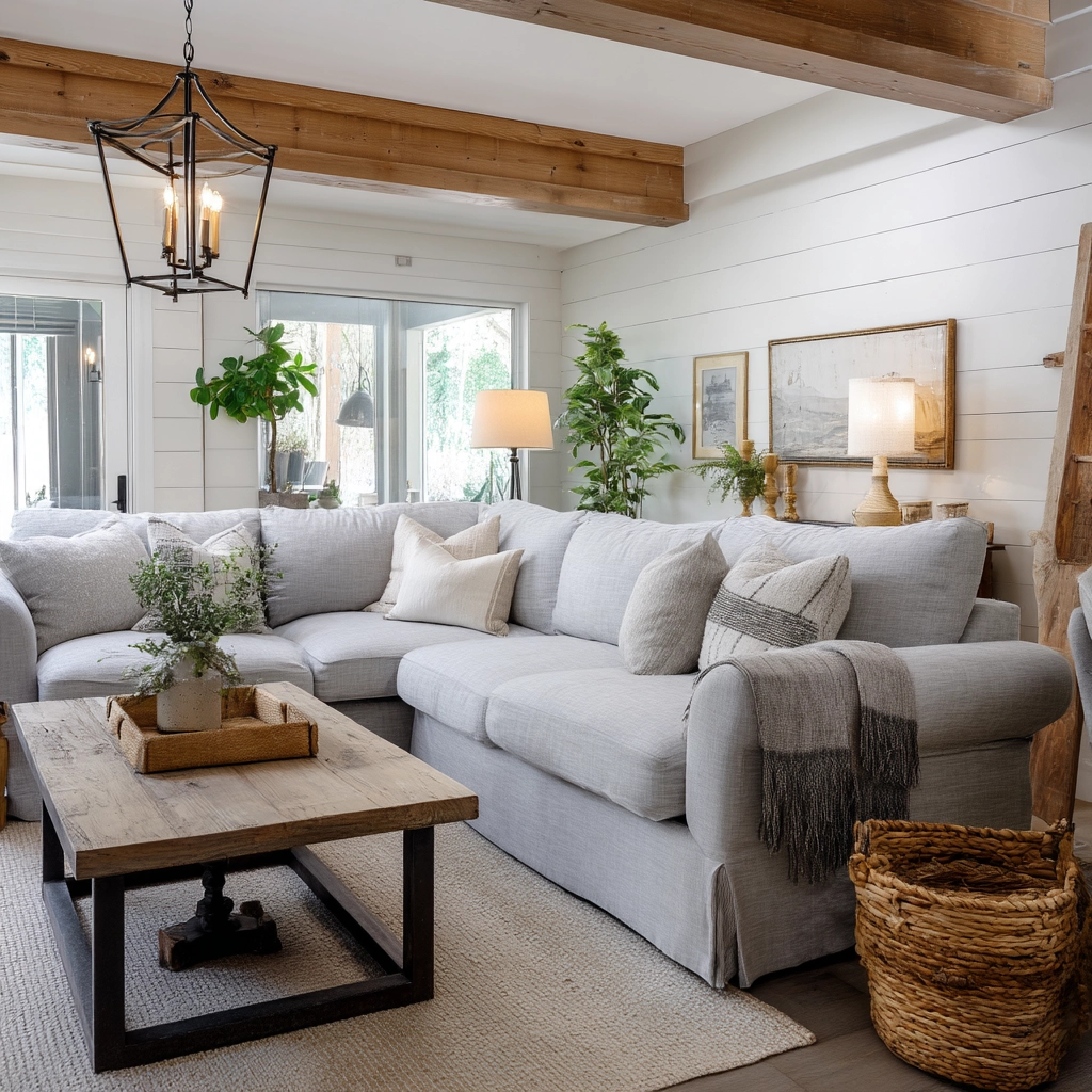 Farmhouse Living Room Ideas 23