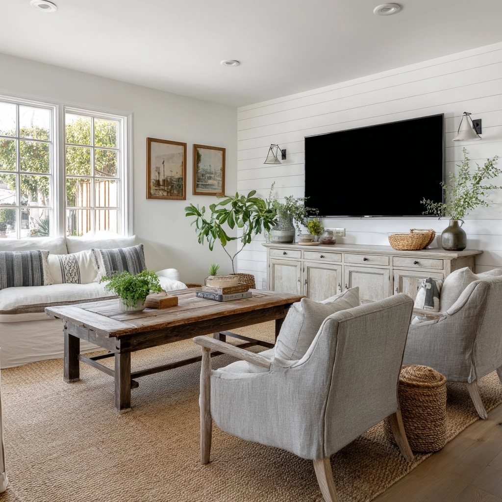 Farmhouse Living Room Ideas 32