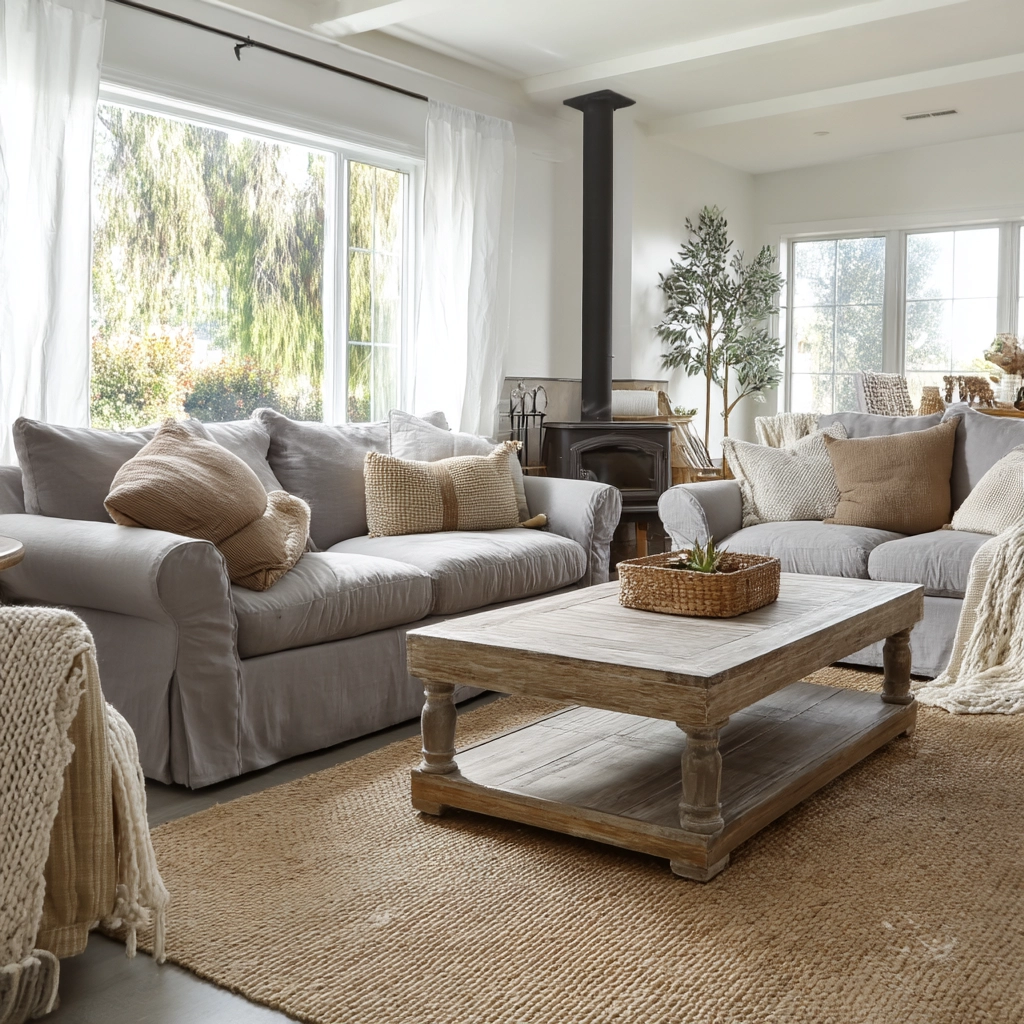 Farmhouse Living Room Ideas 34