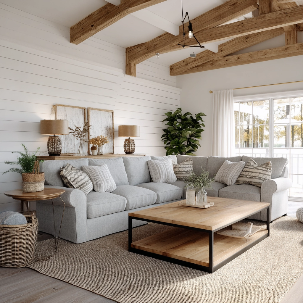 Farmhouse Living Room Ideas 38