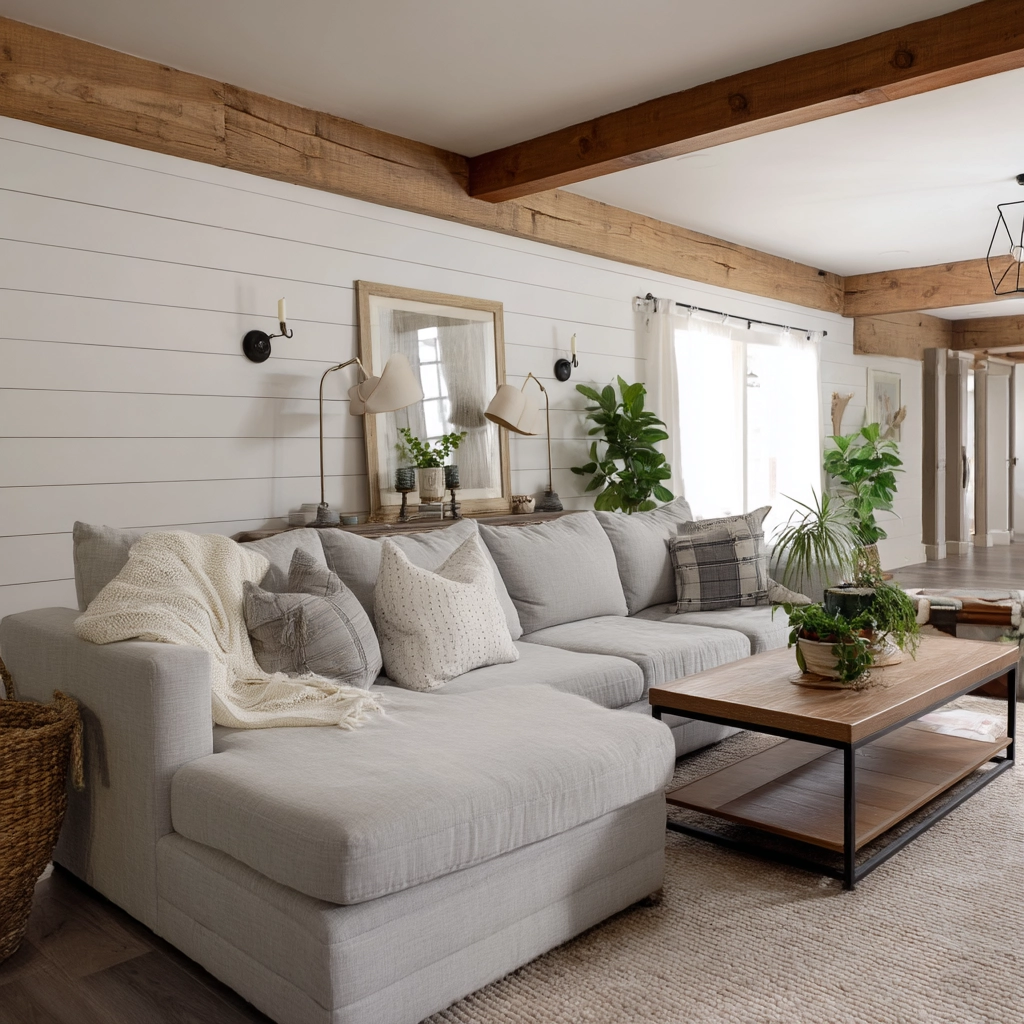 Farmhouse Living Room Ideas 39