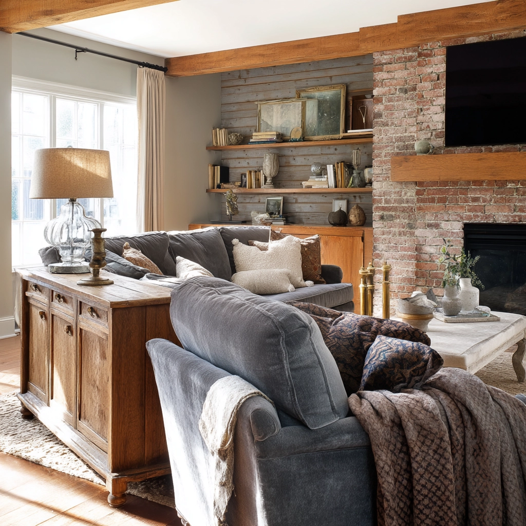Farmhouse Living Room Ideas 49