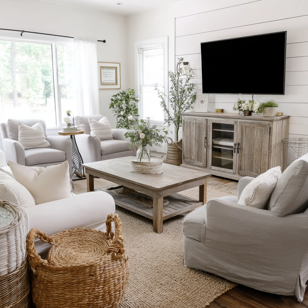 Farmhouse Living Room Ideas 5