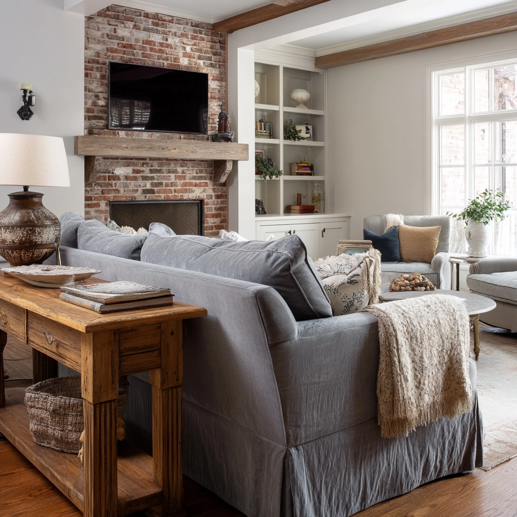 Farmhouse Living Room Ideas 51