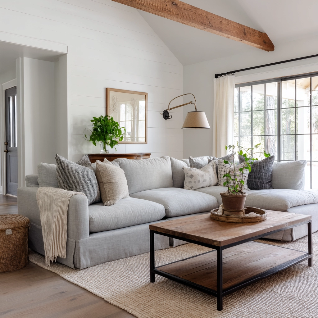 Farmhouse Living Room Ideas 56