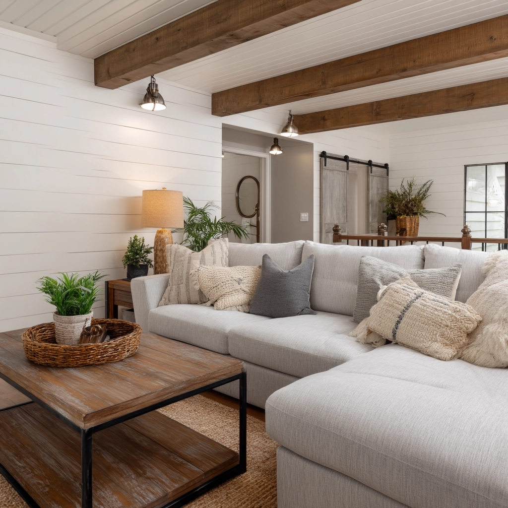 Farmhouse Living Room Ideas 71