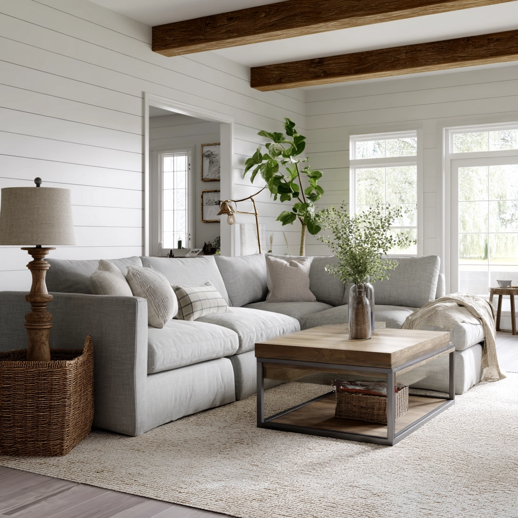 Farmhouse Living Room Ideas 72