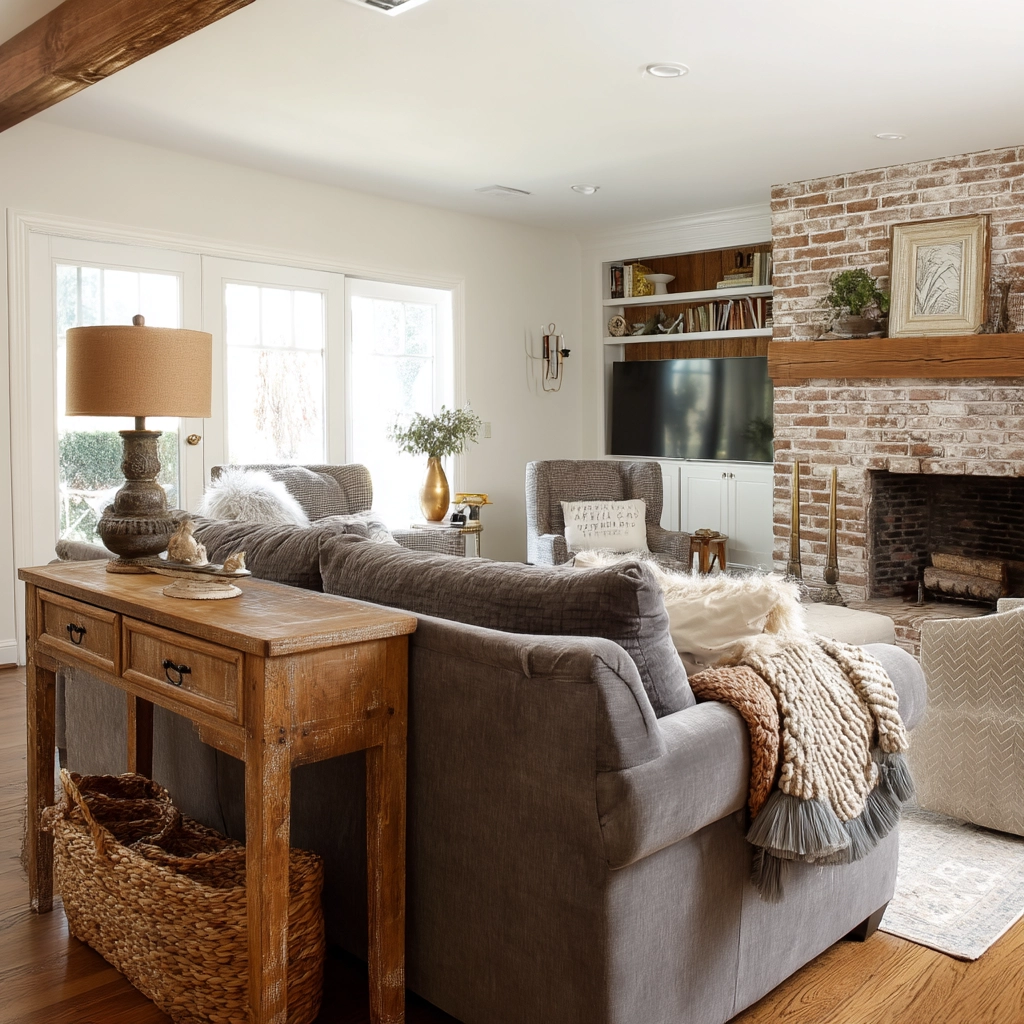 Farmhouse Living Room Ideas 9