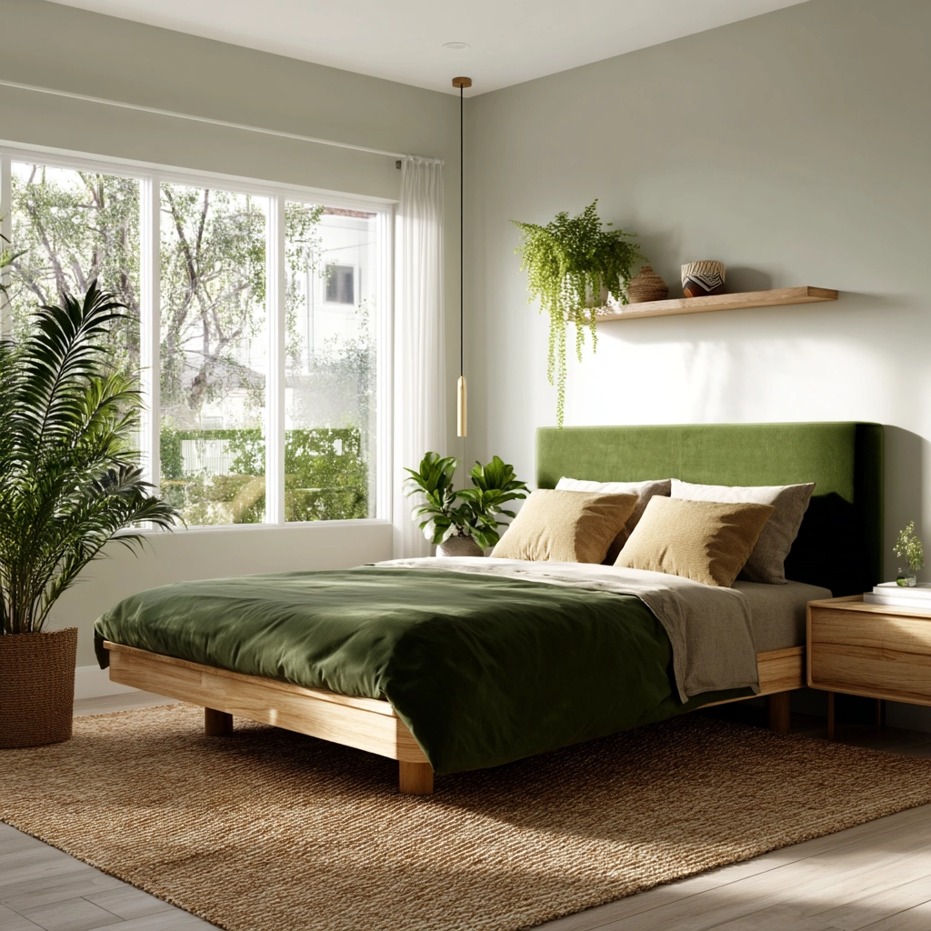 Green Bedroom Ideas 42