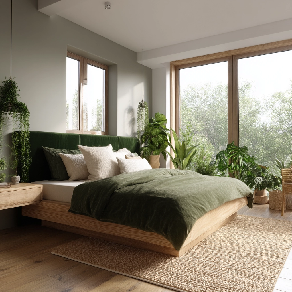 Green Bedroom Ideas 43