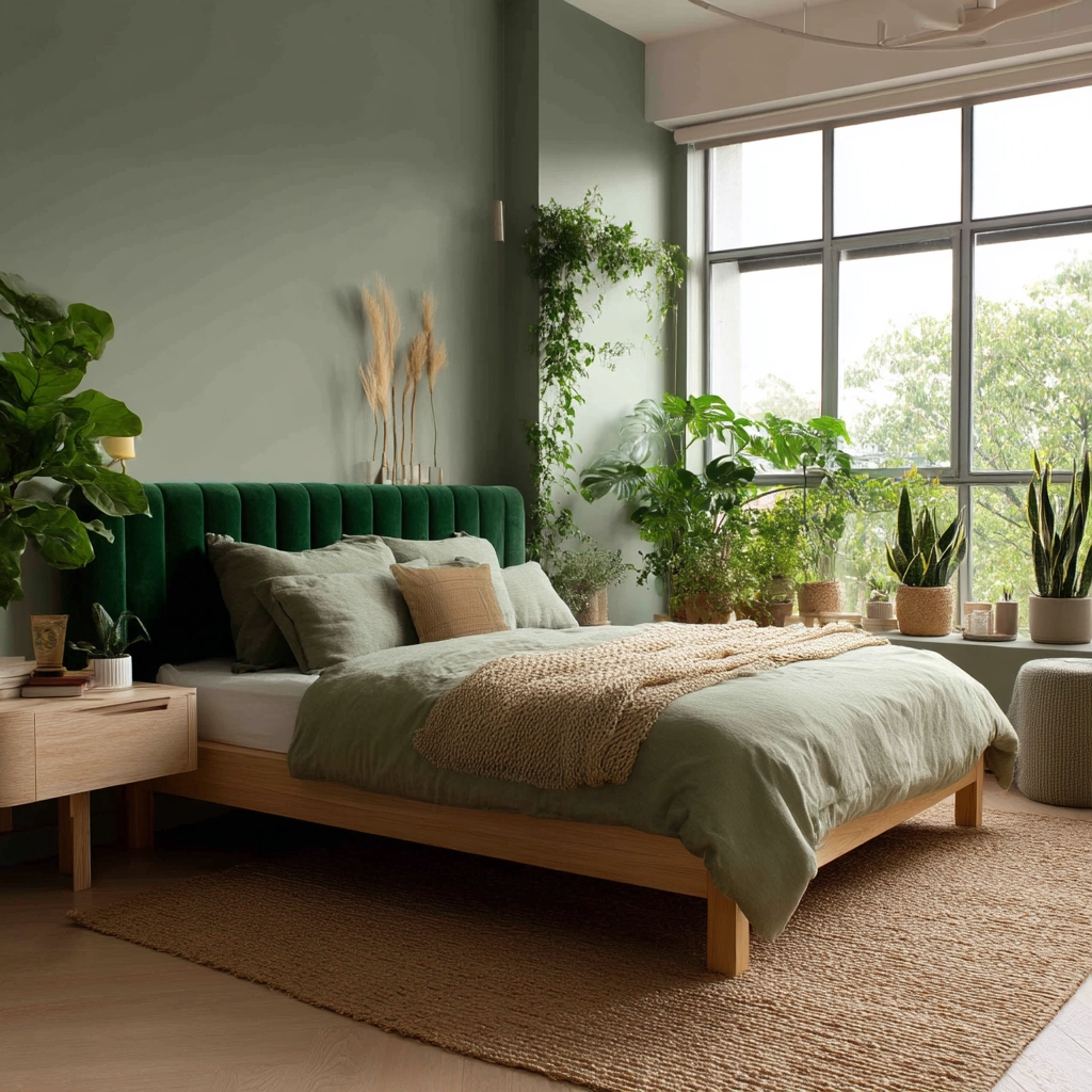 Green Bedroom Ideas 44