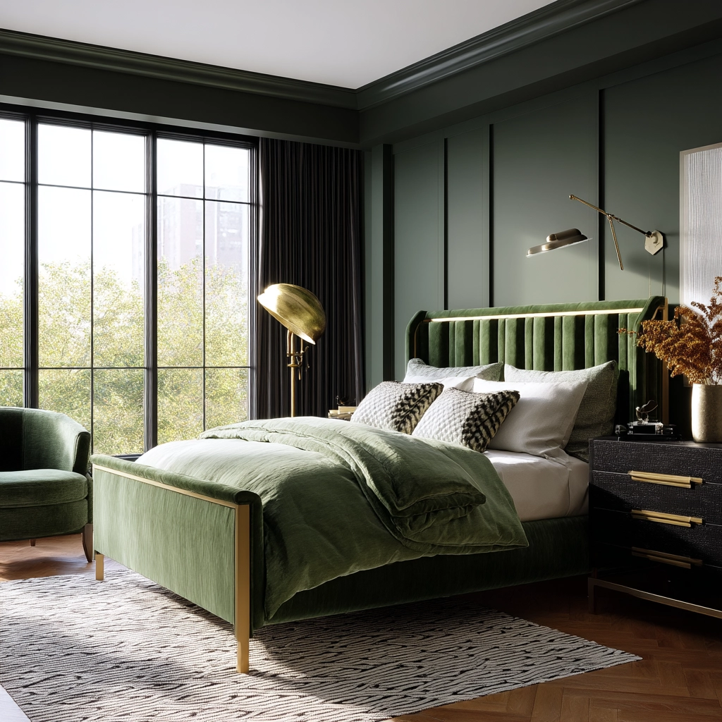 Green Bedroom Ideas 61