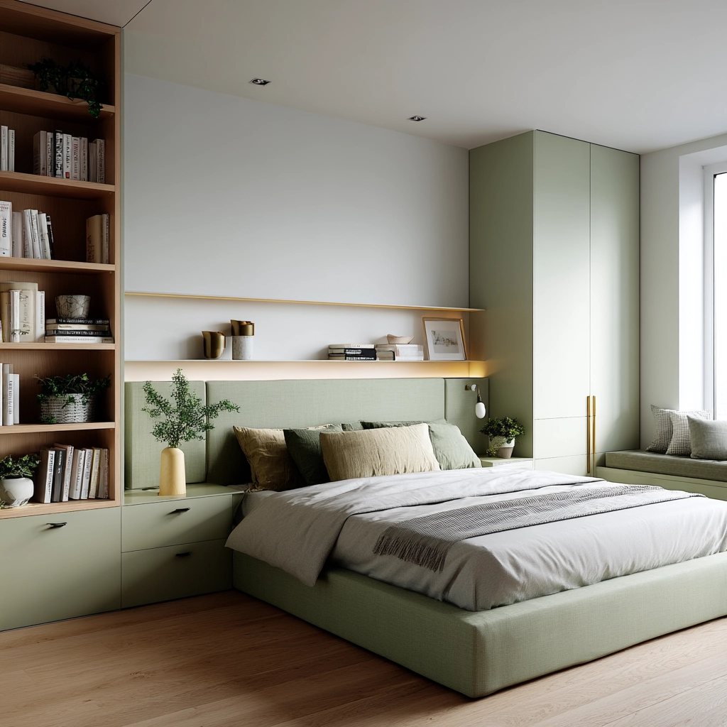 Green Bedroom Ideas 70