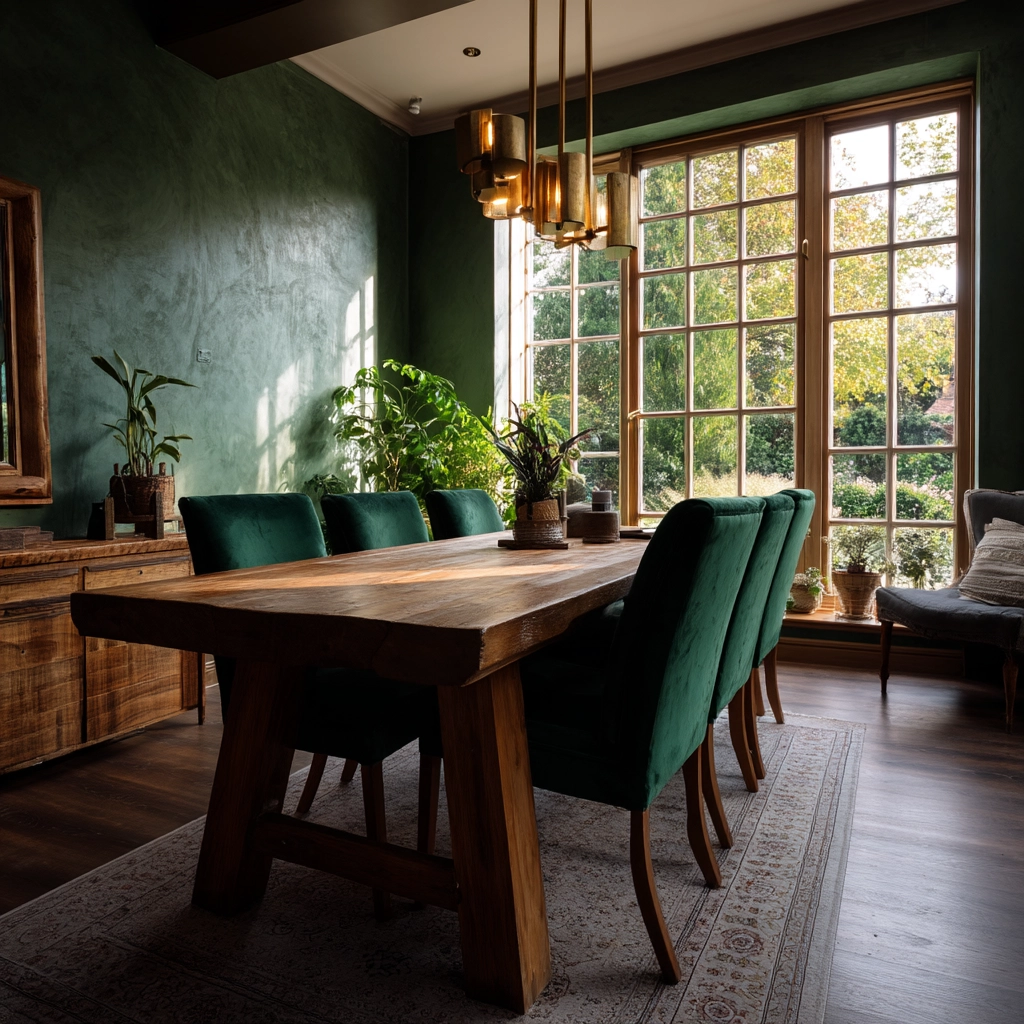 Green Dining Room Ideas 1