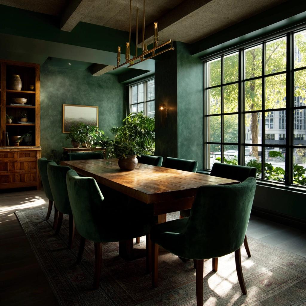 Green Dining Room Ideas 2
