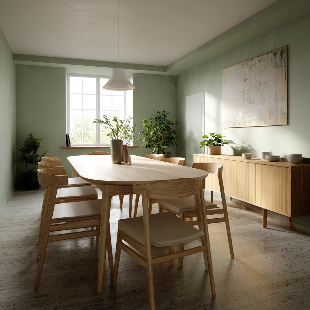 Green Dining Room Ideas 35