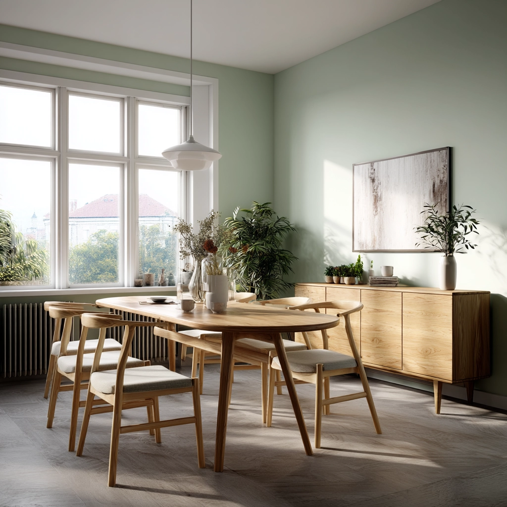 Green Dining Room Ideas 53