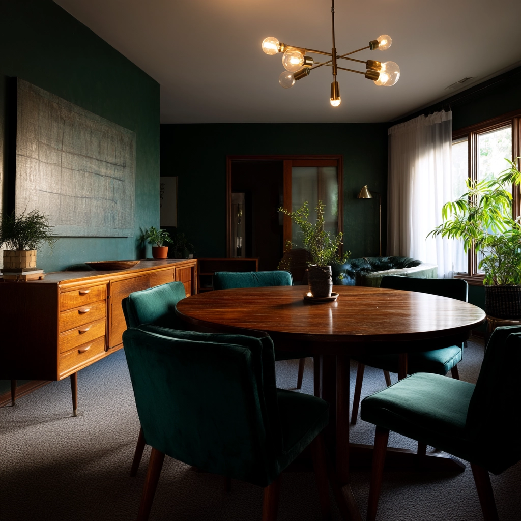 Green Dining Room Ideas 65