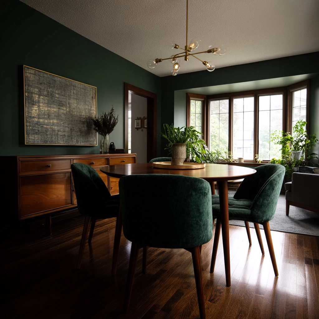 Green Dining Room Ideas 67