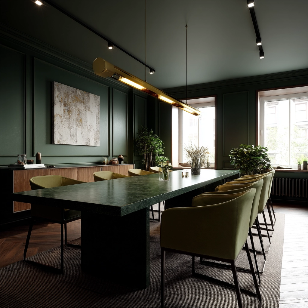 Green Dining Room Ideas 72