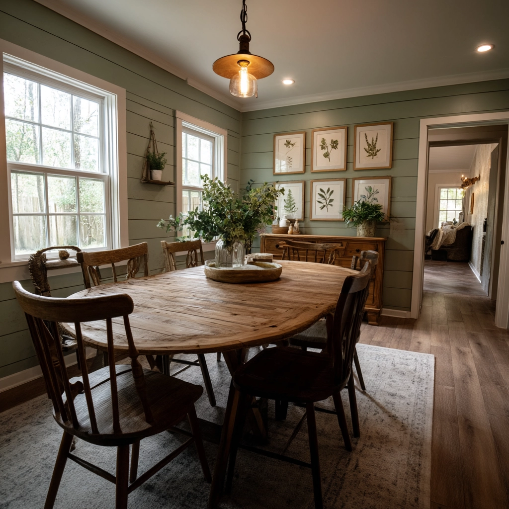 Green Dining Room Ideas 77