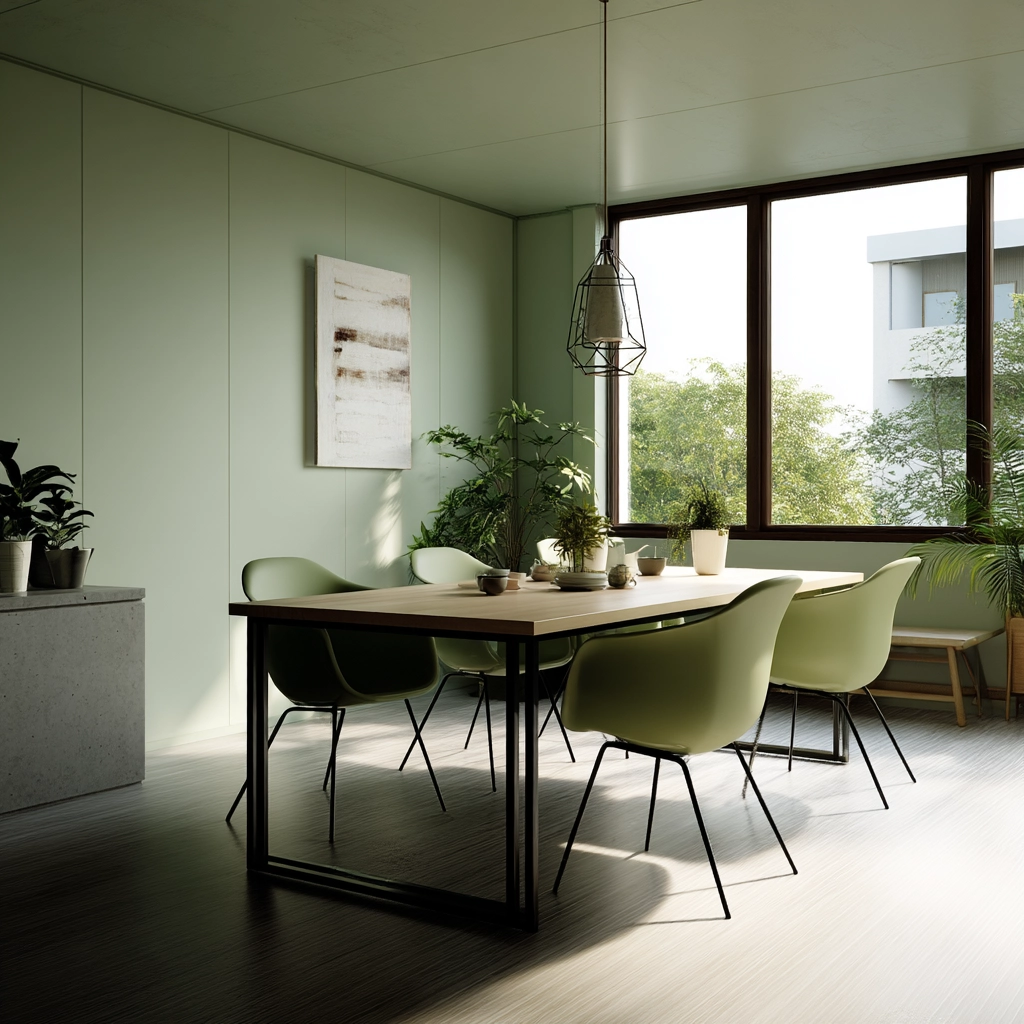 Green Dining Room Ideas 8